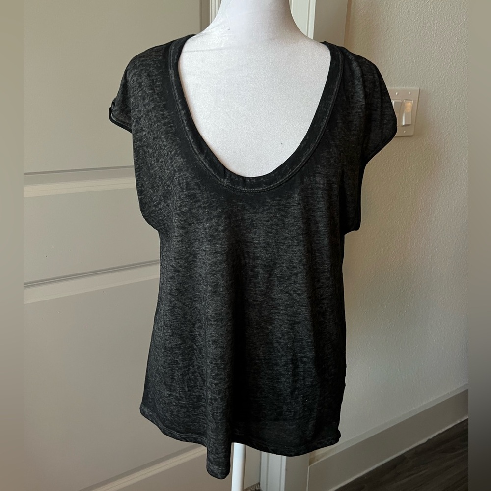 American Vintage Gray Short Sleeve Tee
